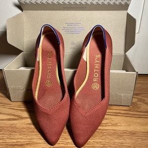 Rothy’s Point Flat Sz 7 Copper